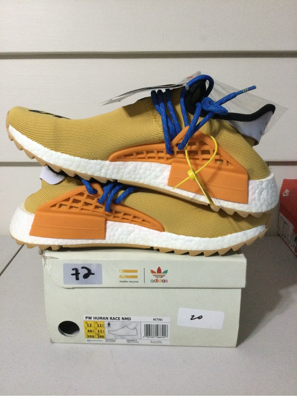 adidas PW Human Race NMD mensYellow Athletic Shoes